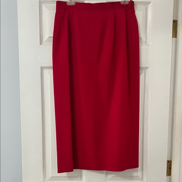 Pendleton Vibrant Red Skirt - Picture 1 of 4